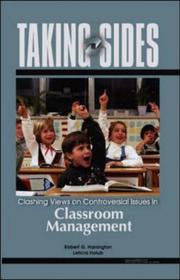 Cover of: Taking Sides: Clashing Views on Controversial Issues in Classroom Management (Taking Sides: Classroom Management)