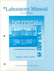 Front cover of Deutsch Nakalar by Unknown