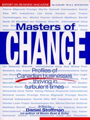 Cover of: Masters of Change by Daniel Stoffman