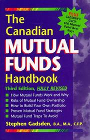 Cover of: The Canadian Mutual Funds Handbook