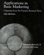 Cover of: Applications In Basic Marketing -98-99 Edition