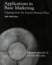 Cover of: Applications In Basic Marketing -98-99 Edition by William D. Perreault