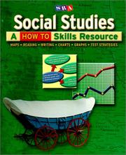 Cover of: Student Edition: SE Skills H'Book Using Social Studies L4