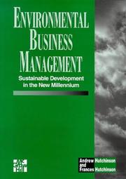 Cover of: Environmental Business Management: Sustainable Development in the New Millennium