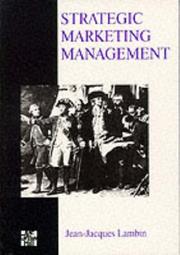 Cover of: Strategic Marketing Management by Jean-Jacques Lambin