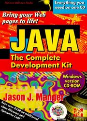 Cover of: Java: The Complete Development Kit