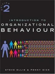 Cover of: Introduction to Organizational Behaviour