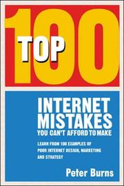 Cover of: Top 100 Internet Mistakes You Can't Afford to Make