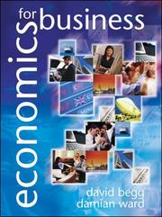 Cover of: Economics for Business by David K.H. Begg, Damian Ward