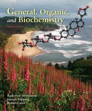 Cover of: General, Organic & Biochemistry