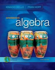 Cover of: Intermediate Algebra by Ignacio Bello, Fran Hopf