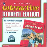 Cover of: Glencoe Middle School Spanish: ¿Cómo te va? Intro Nivel rojo, Interactive Student Edition