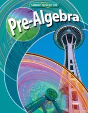 Cover of: Pre-Algebra, Student Edition