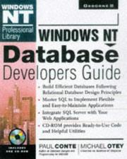Cover of: Windows Nt Database Developer's Guide (Windows Nt Professional Library)