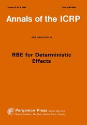 Cover of: ICRP Publication 58 by Icrp