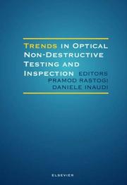 Cover of: Trends in Optical Non-Destructive Testing and Inspection