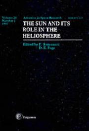 Cover of: The Sun and its Role in the Heliosphere (Advances in Space Research,)