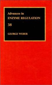 Cover of: Advances in Enzyme Regulation, Volume 38 (Advances in Enzyme Regulation)