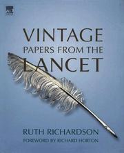 Cover of: Vintage Papers From The Lancet by Ruth Richardson