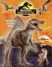 Cover of: Jurassic Park Institute(TM) Dinosaur Sticker Book