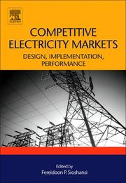 Cover of: Competitive Electricity Markets by Fereidoon Perry Sioshansi