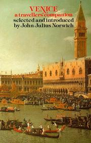 Cover of: Venice (The Travellers' Companion Series)