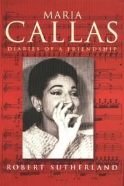 Cover of: Maria Callas by Sutherland, Robert