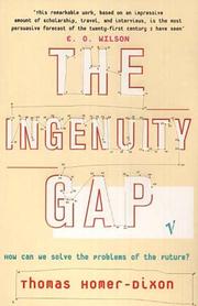 Cover of: The Ingenuity Gap by Thomas F. Homer-Dixon, Thomas Homer-Dixon