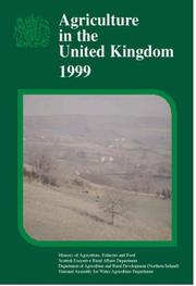 Cover of: Agriculture in the United Kingdom (Prev. Titled Annual Review of Agriculture