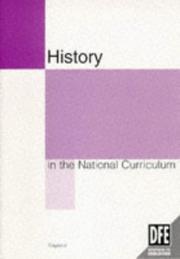 Cover of: History in the National Curriculum