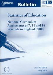 Statistics of Education (National Statistics Bulletin) cover