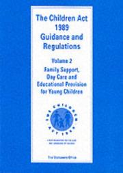 Cover of: Family Support, Day Care and Educational Provisions for Young Children (Children ACT Guidance and Regulations)