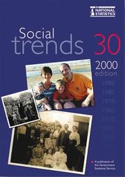 Cover of: Social Trends 30: 2000 Edition (Social Trends)