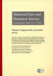 Cover of: National Diet and Nutrition Survey