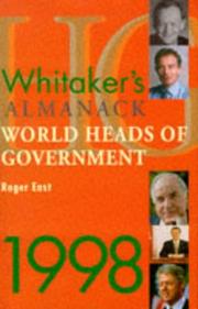 Cover of: Whitaker's Almanack World Heads of Government 1998 (Whitakers) by Roger East