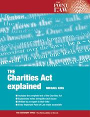 Cover of: The Charities Acts Explained (Point of Law)