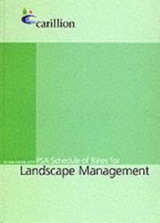 Cover of: PSA Schedule of Rates for Landscape Management