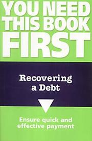 Cover of: Recovering a Debt (You Need This Book First)