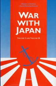 Cover of: War With Japan by Ministry Of Defence (Navy)