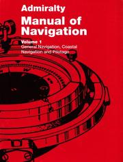 Cover of: Admiralty Manual of Navigation