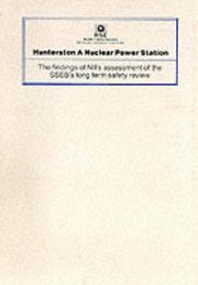 Cover of: Hunterston A Nuclear Power Station by Nuclear Installations Inspectorate