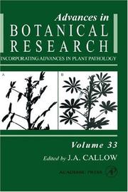 Cover of: Advances in Botanical Research, Volume 33 (ADVANCES IN BOTANICAL RESEARCH)