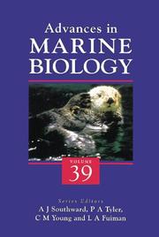 Cover of: Advances in Marine Biology, Volume 39 (Advances in Marine Biology)
