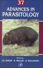 Cover of: Advances in Parasitology, Volume 37 (Advances in Parasitology) by 