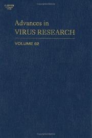 Cover of: Advances in Virus Research, Volume 62 (Advances in Virus Research)