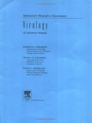 Cover of: Virology: A Laboratory Manual (Instructor's Manual)