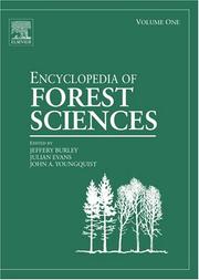 Cover of: Encyclopedia of Forest Sciences, Four-Volume Set, Volume 1-4
