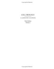 Cell Biology by J. E. Celis
