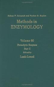 Cover of: Proteolytic Enzymes, Part C, Volume 80: Volume 80: Proteolytic Enzymes Part C (Methods in Enzymology)