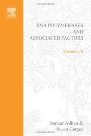 Cover of: RNA Polymerase and Associated Factors, Part C, Volume 370 (Methods in Enzymology) by 